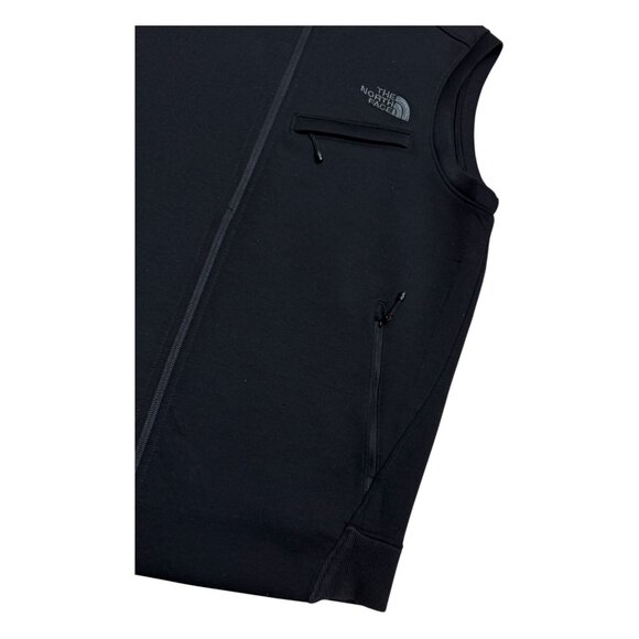 THE NORTH FACE Soft Shell Designer Hiking Casual Black Vest Mens Small - Picture 5 of 6